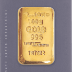 شمش طلا ۱۰۰ گرم عیار ۹۹۵ زیوتو