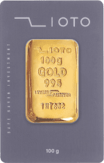 شمش طلا ۱۰۰ گرم عیار ۹۹۵ زیوتو