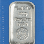 شمش نقره ۱۰۰ گرم عیار ۹۹۹/۹ زیوتو