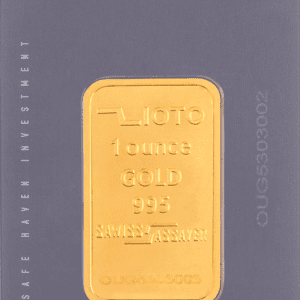 شمش طلا ۱ اونس عیار ۹۹۵ زیوتو