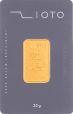 شمش طلا ۲۰ گرم عیار ۹۹۵ زیوتو