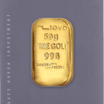 شمش طلا ۵۰ گرم زیوتو – عیار ۹۹۵