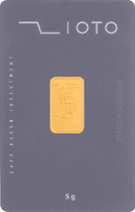 شمش طلا ۵ گرم عیار ۹۹۵ زیوتو